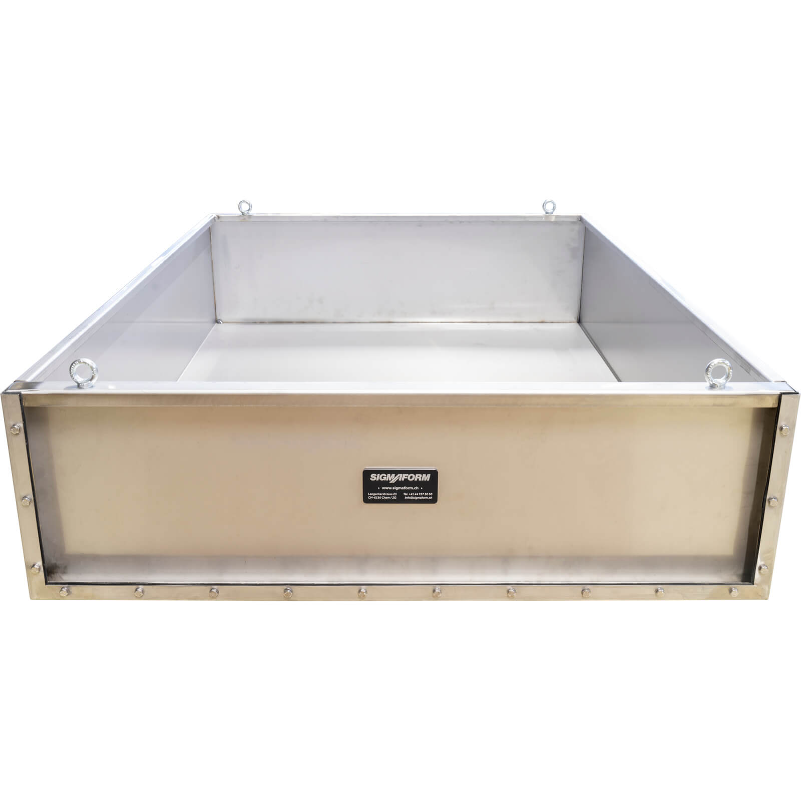 • FA-PG-80/120-30 • Ölauffangwanne (Dicht) aus INOX 304