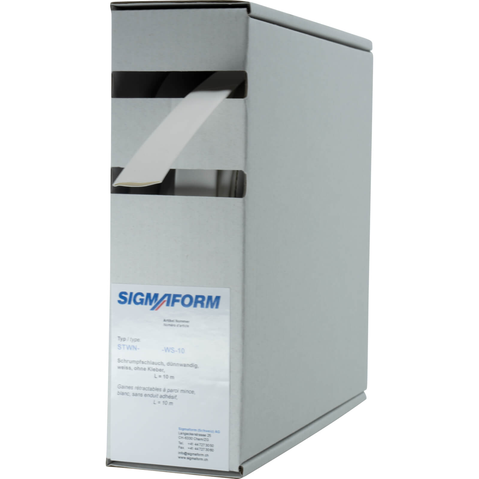 • STWN-3,2-1,6-WS-10 • Schrumpfschlauch, dünnwandig, weiss