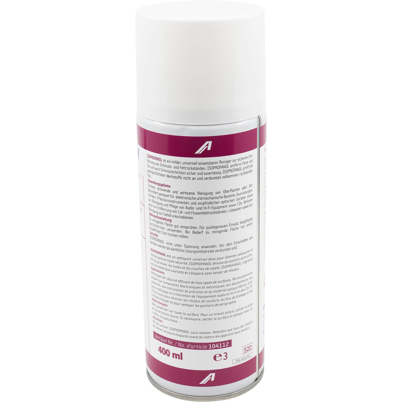 • ISOPROPANOL-SPRAY • Universeller, milder Reiniger